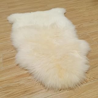 Kopal Genuine Australian Sheepskin Rug, Real Lambskin Area Rug, 2x3 ft S...