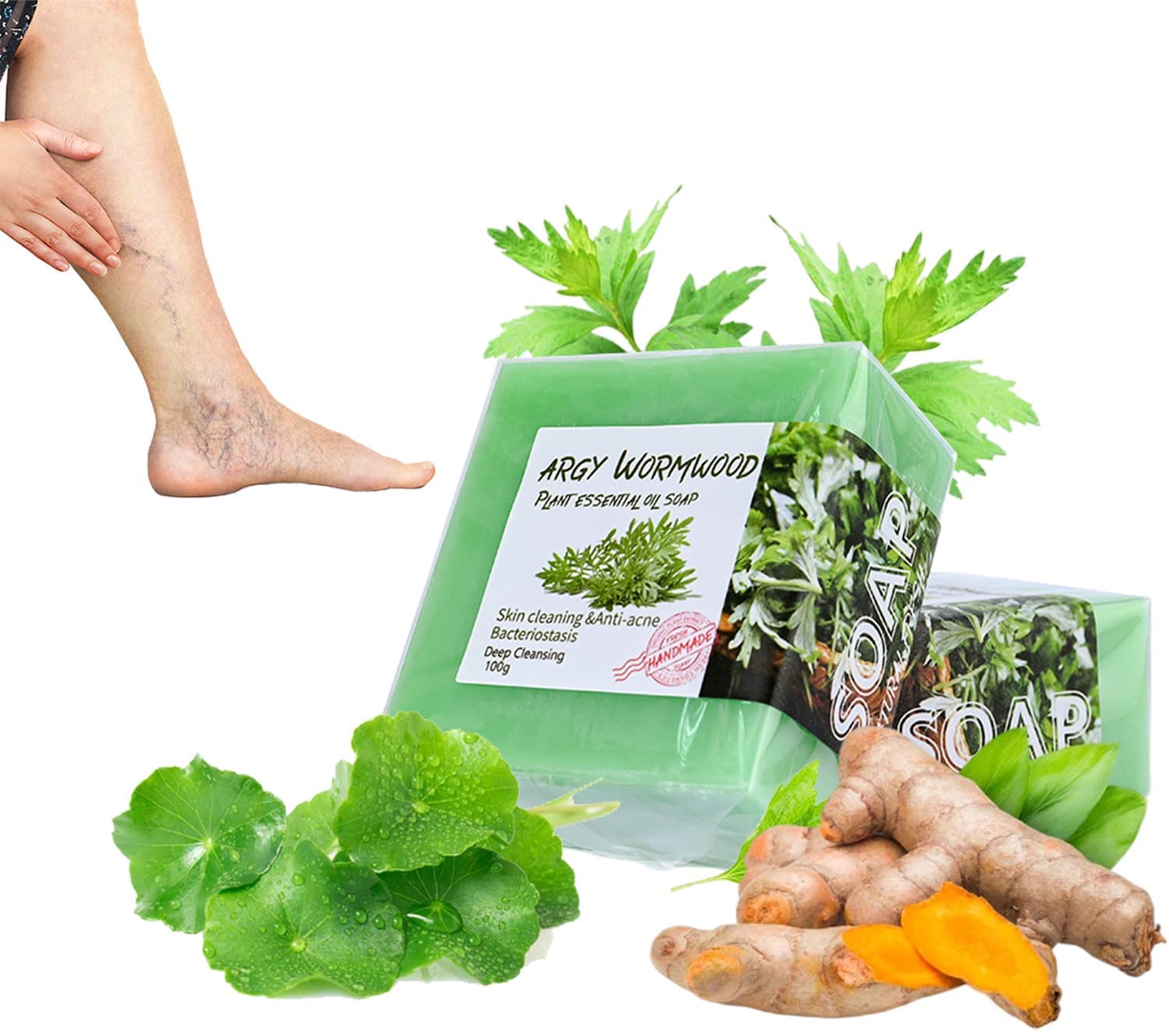 Buy Veinopro VaricoseVeins Soap, Ginger Wormwood Vein Varicose Veins Soap, Varicose Veins for
