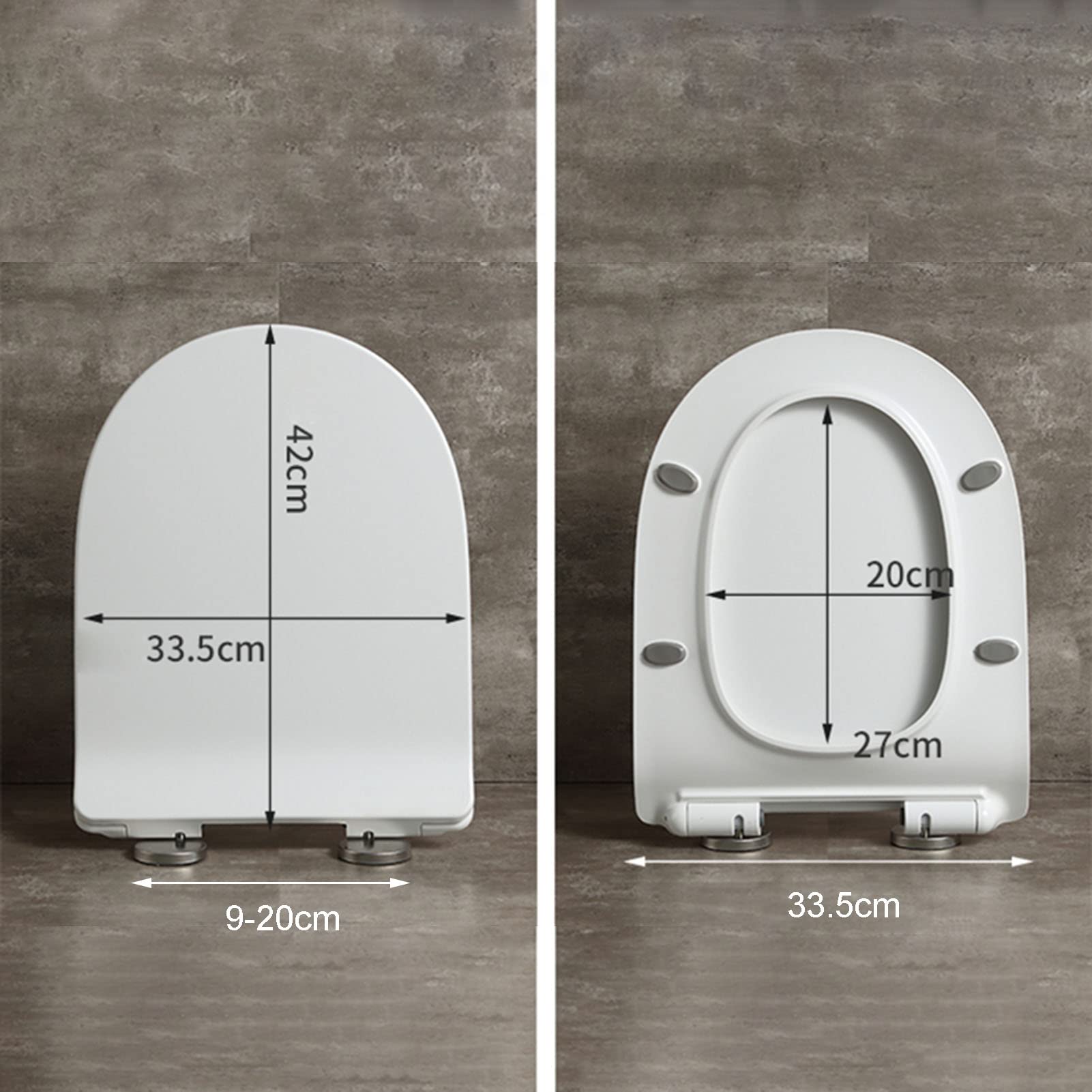 coperchio per WC, con coperchio Soft Close