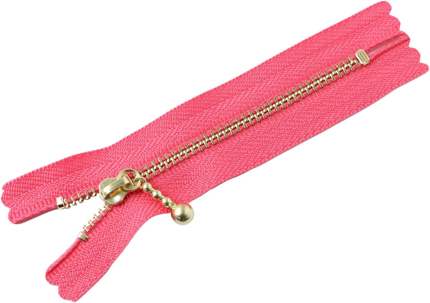 Y.K.K 3G14-131 Zipper with Ball, Gold, 5.5 inches (14 cm), 10 Pieces, Lemon Yellow