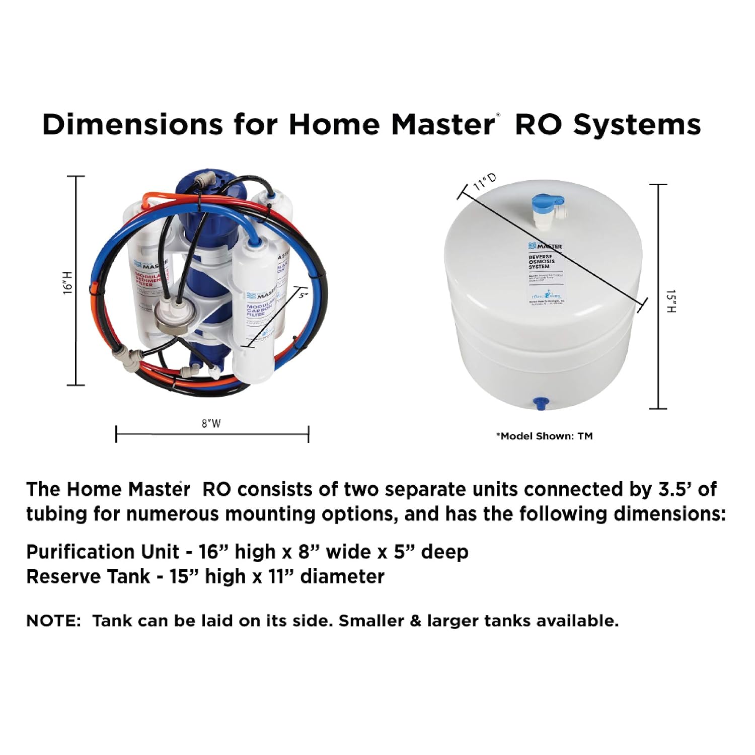 Holiday Deals 🛒 Home Master TM Undersink Reverse Osmosis System , White