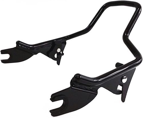 Respaldo de pasajero negro de bajo brillo para Harley Davidson Touring como Street Glide Road King Ultra Electra CVO 09 2009-2023 desmontable