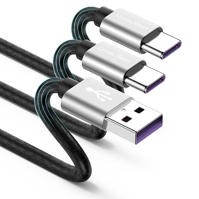 USB Type C Cable 10ft 2 Pack USB A 2 0 to USB-C 10 ft Type C Fast