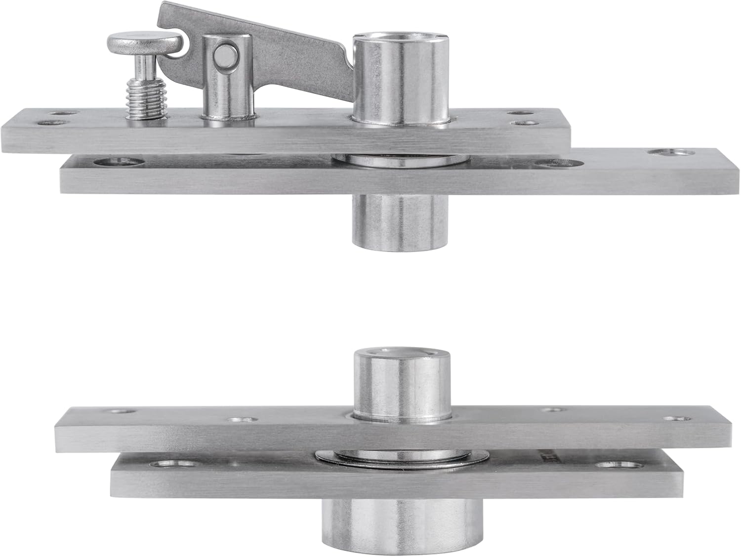 Pivot Door Hinges,Stainless Steel 360° Rotation Invisible Hinge for Bookcase, Murphy Door Hinges,Secret Door Hidden Hinges (150KG &360°)