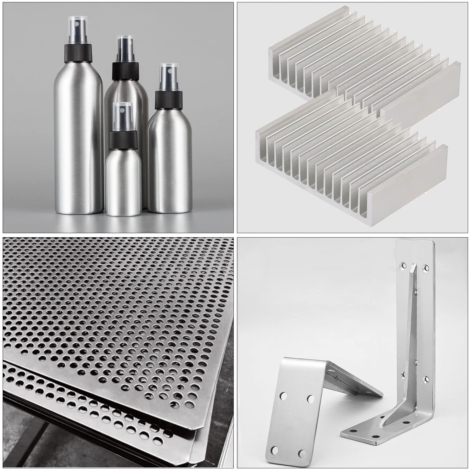 Flewdart 12 stuks aluminium platen, 150 x 150 x 0,5 mm, witte aluminiumplaat, 0,5 mm, voor het lassen en knutselen van sieraden (12, 150 x 150 x 0,5 mm