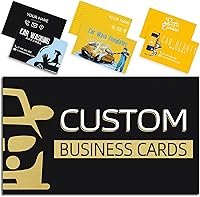 Vista 12 de Tarjetas de visita personalizadas con tu logo, personalizables 100 piezas de impresión de doble cara, personalizadas para pequeñas tarjetas de 300
