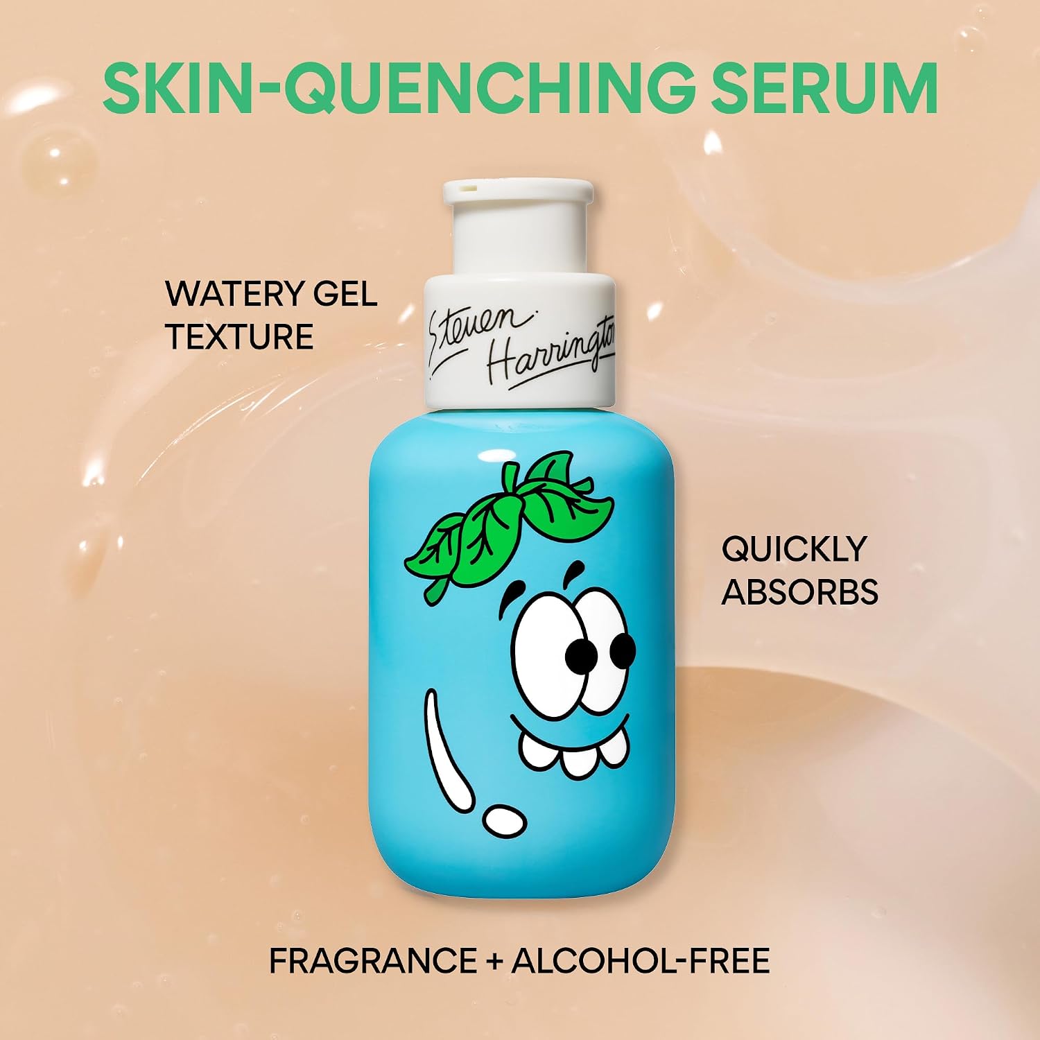 innisfree Green Tea Seed Hyaluronic Serum, Steven Harrington Limited Edition Set, Korean Beauty Serum for Glowing Skin
