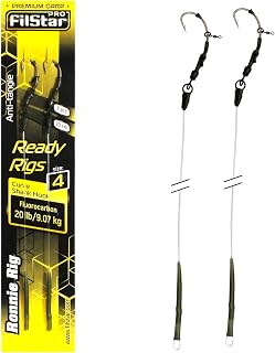 Ronnie Rig Karpfen N4, Fluorocarbon 20cm / 9kg