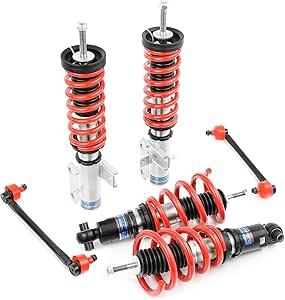 FAPO Coilover for Chevrolet Camaro 2010-2015 Adjustable Height Mono-Tube Shock Suspension Strut Lowering Kits