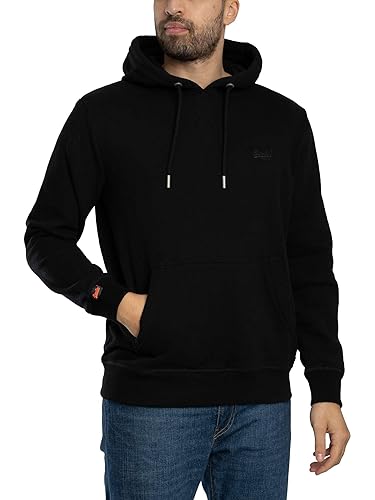 Men's Essential Logo Pullover Hoodie, Black