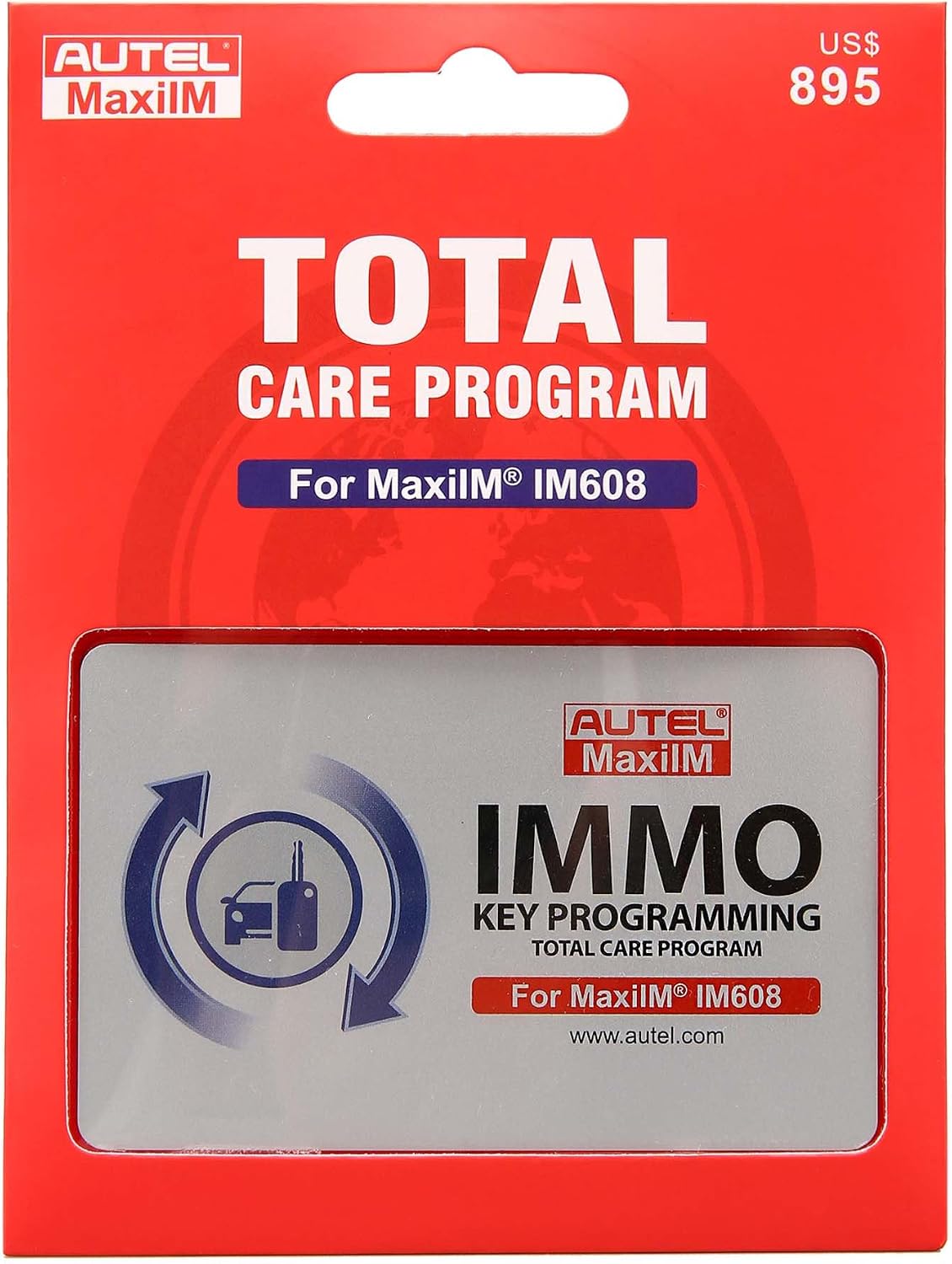 Autel MaxiIM IM608 IM608S IM608 PRO II 1-Year Update Service, Total Care Program (TCP) Card, One Year Software Subscription & Warranty