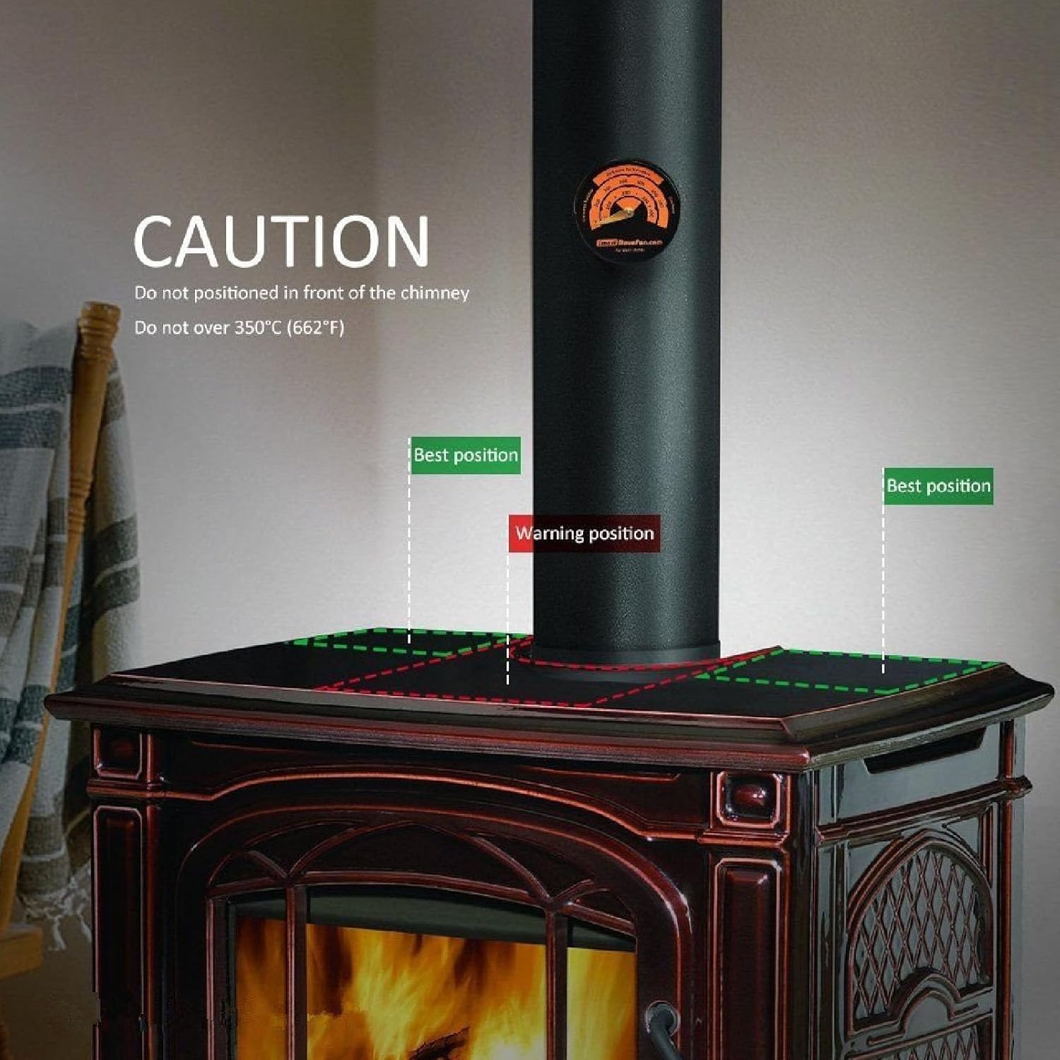 楽天市場】【楽天1位】FIELDOOR ストーブファン 4枚羽根 直径約18cm エコ 電源不要 省エネ 薪ストーブ・石油ストーブ・灯油ストーブ・ガス ストーブなどに。安心安全 加熱保護プレート付き 静音 空気循環 暖房 火力熱炉ファン アウトドア 1年保証 ☆[送料無料] : マックス ... 薪ストーブファン 4枚羽根ストーブトップファン 多用途アルミ合金(銀