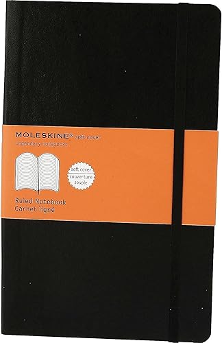 Miniatura 2 de Moleskine MSX14 - Cuaderno clásico de tapa blanda a rayas, 10 x 7 1/2, cubierta negra, 192 hojas