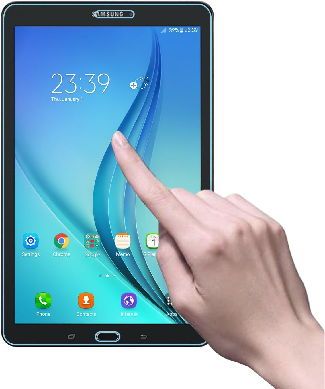 Samsung Galaxy Tab E 8.0 Screen Protector - ACdream Premium HD Tempered Glass Screen Protector for Samsung Galaxy Tab E 8.0 Inch Tablet 2016 Release with 9H Hardness/Scratch Resist - Ultra Clear
