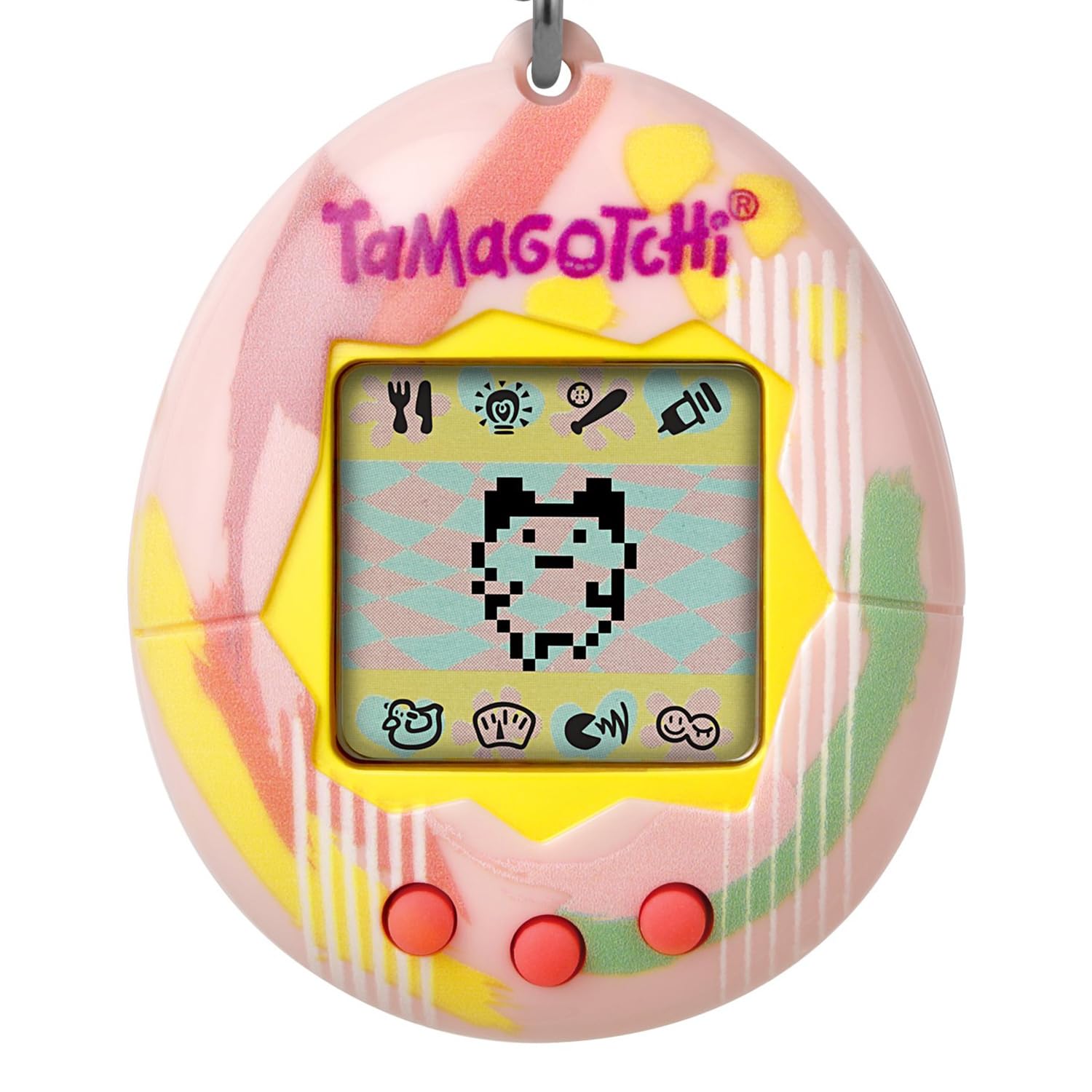 Bandai - Tamagotchi - Tamagotchi Original - Art Style - Elektronisches virtuelles Tier mit Farbdisplay, 3 Tasten und Spielen - Interaktives Tier auf Deutsch - Kinderspielzeug ab 8 Jahren - 42883