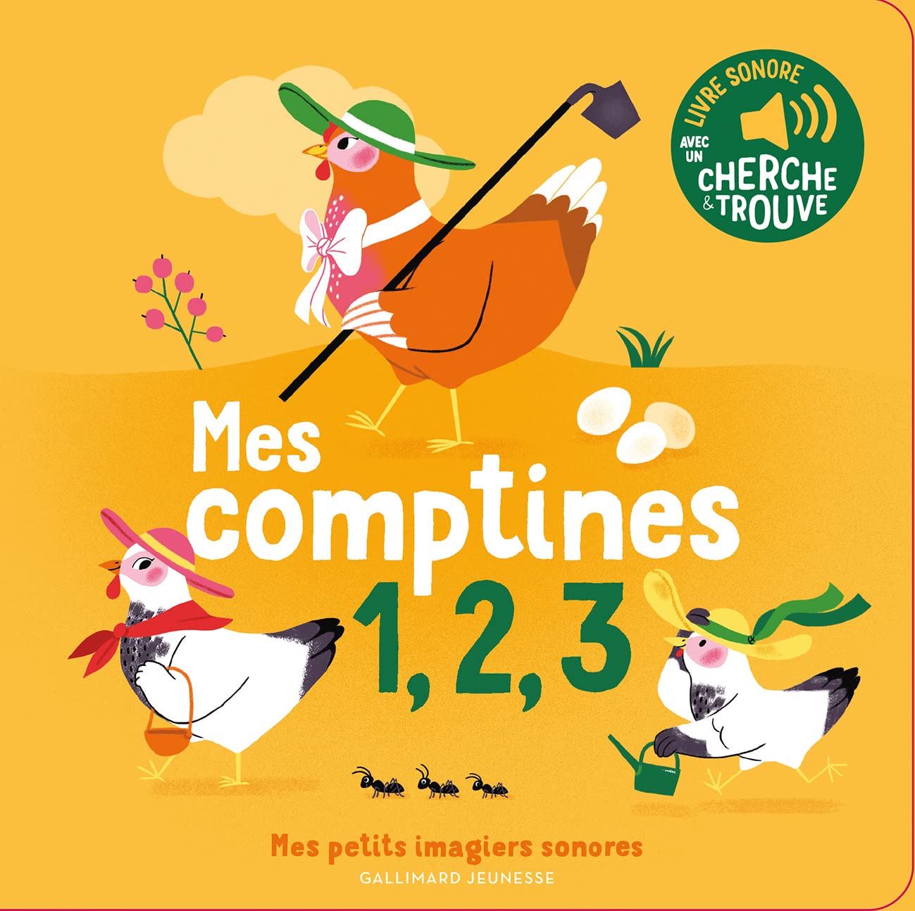Mes comptines 1, 2, 3: Des sons à écouter, des images à regarder