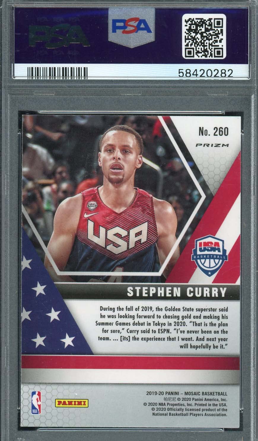 その他 2019 Silver Prizm Stephen Curry PSA 10 Amazon.com: Stephen Curry 2019 Panini Silver Prizm