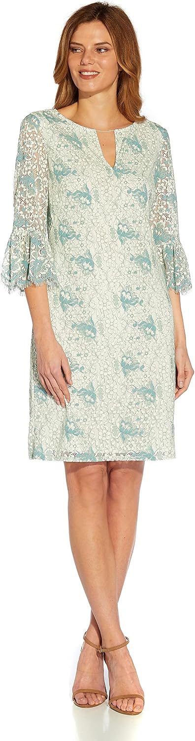 chinese dress ladies Amazon.com: Adrianna Papell Women's Floral Lace Combo Dress main image 1