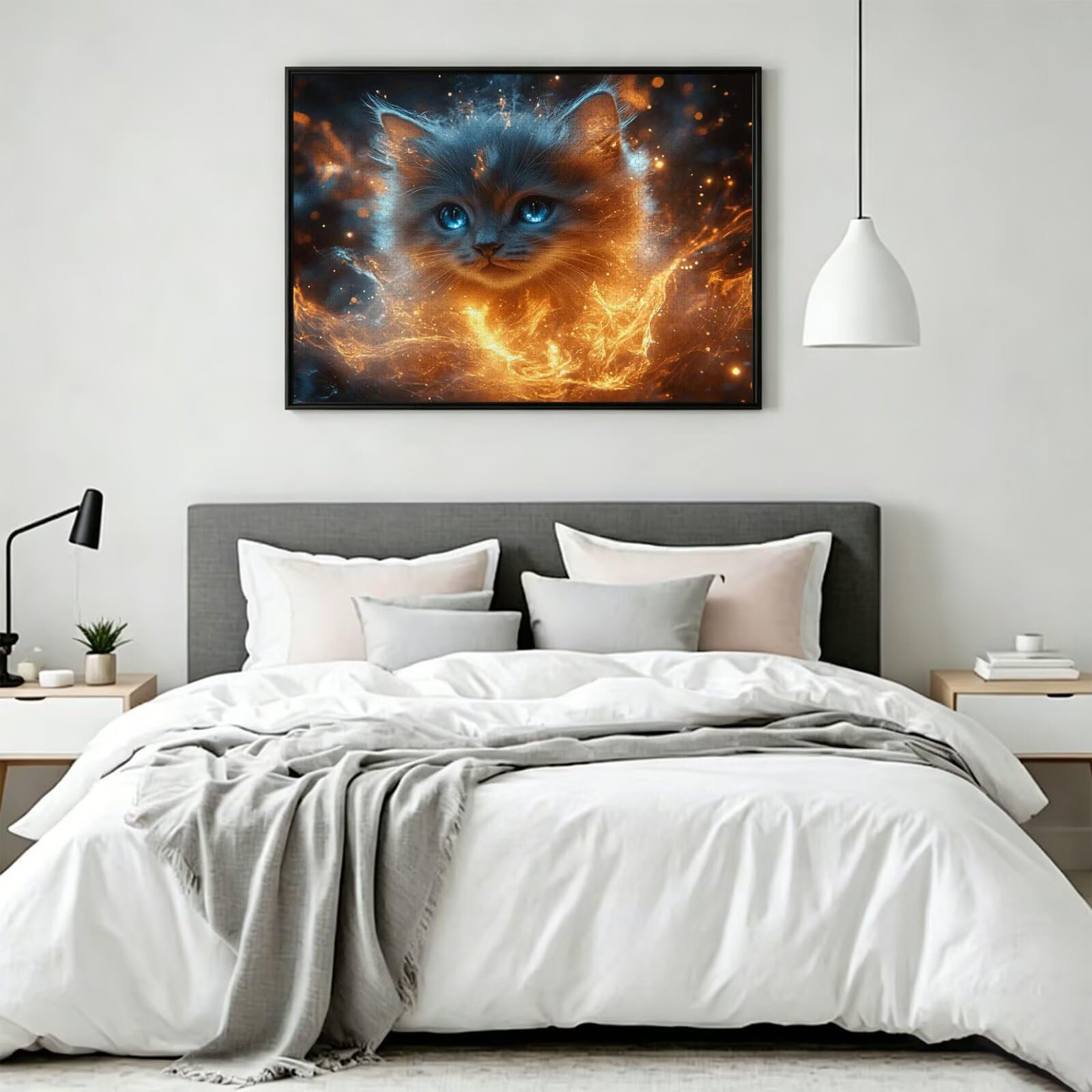 Puzzle 5000 Teile für Erwachsene, 3D Puzzle Katzen Holzpuzzles, n-501 | Puzzlematte Traum, Heimunterhaltung, Entspannung Meditationspuzzle, Impossible Klassische Jigsaw Puzzles, Home Decoration