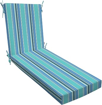 RSH DECOR Sunbrella Foam Chaise Lounge Seat Cushion | 80 x 26 x 3 | Sunbrella Performance Fabric | Water and Fade-Resistant | Outdoor Chair Cushion for Patio Furniture | Dolce Oasis