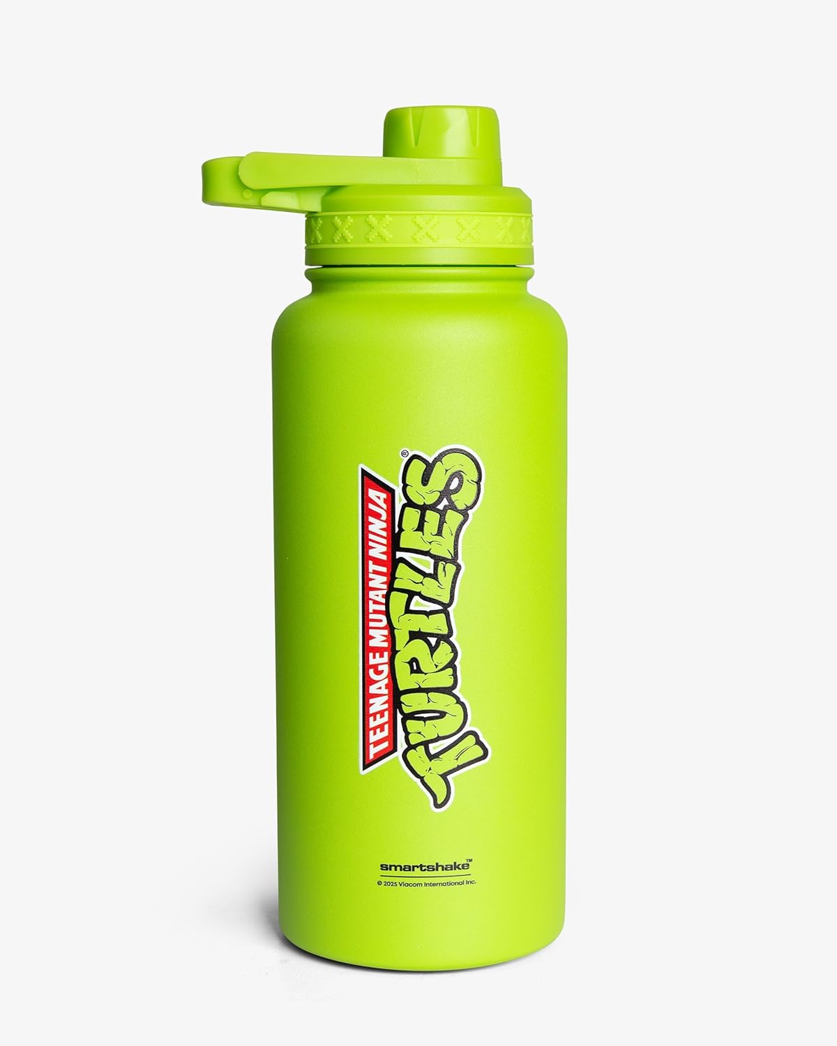 Smartshake Bohtal 960ml/32 oz Insulated Water Bottle, Durable Stainless Steel Water Bottle, Leak Proof Water Bottle, Keep Drinks Hot for 6 Hours, Cold for 12 Hours, BPA-Free, TMNT Classic Logo Green
