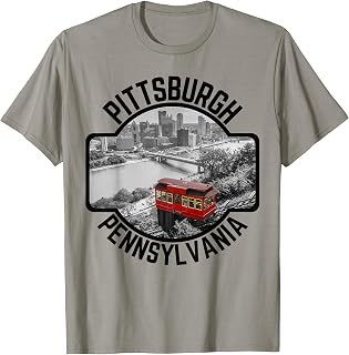 Pittsburgh Pennsylvania Steel City Skyline Photography 412 T-Shirt