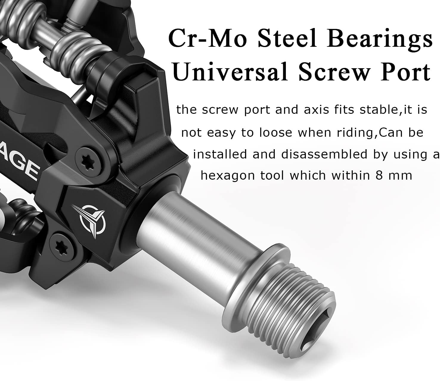 Mountain Bike Pedals -Clipless Pedals with Cleats Jordan Ubuy