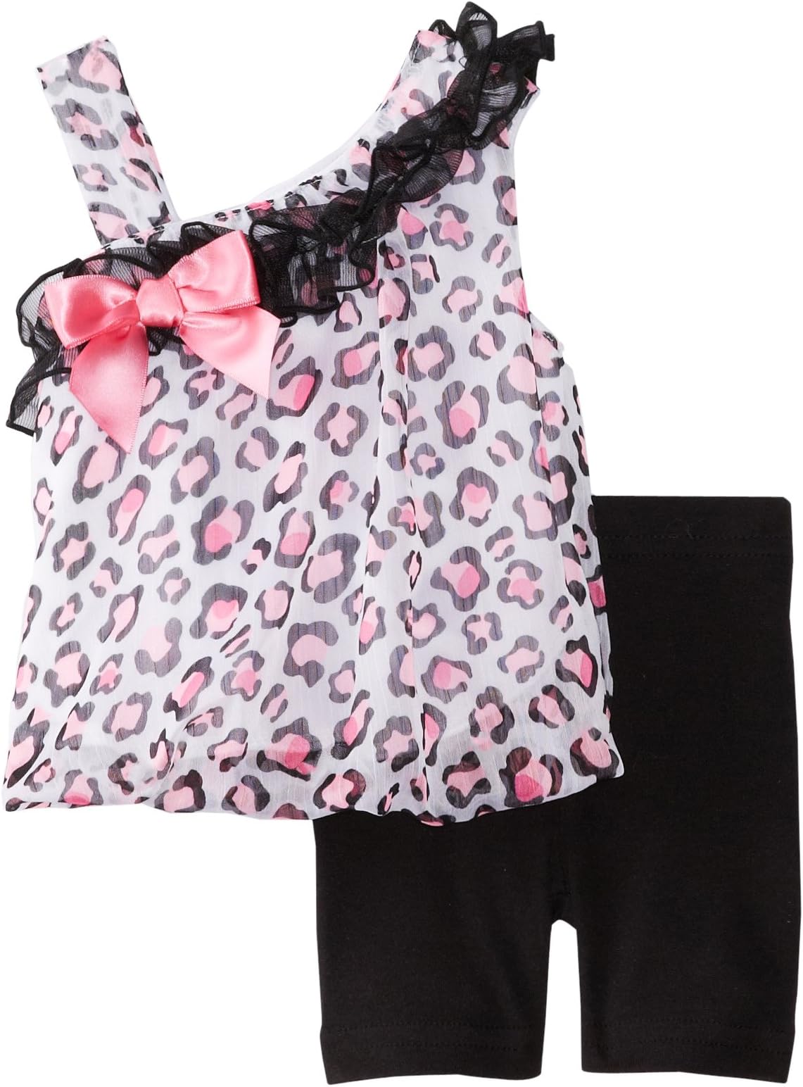 Baby Glam Baby Girls' Newborn 2 Piece Short Set with Bubble Top