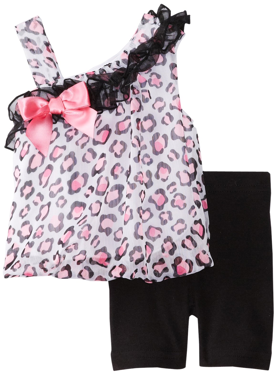 Baby Glam Baby Girls' Newborn 2 Piece Short Set with Bubble Top