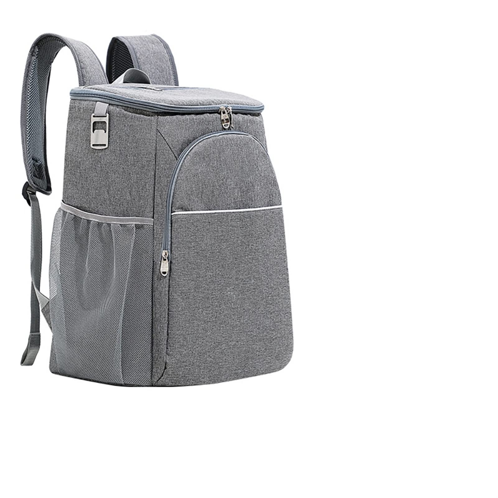 Mochila de Picnic Bolsa de Almacenamiento de Alimentos y Bebidas para Picnic de 30 litros Mochila de Picnic con película de Aluminio Interna Bolsa refrigeradora aislada con Doble Cremallera Equipo p