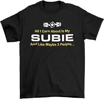 STYLN Subie Generation Cars T-Shirt | Adult Mechanic Japanese Racing Short Sleeve Shirts Gift for Car Automotive Enthusiasts