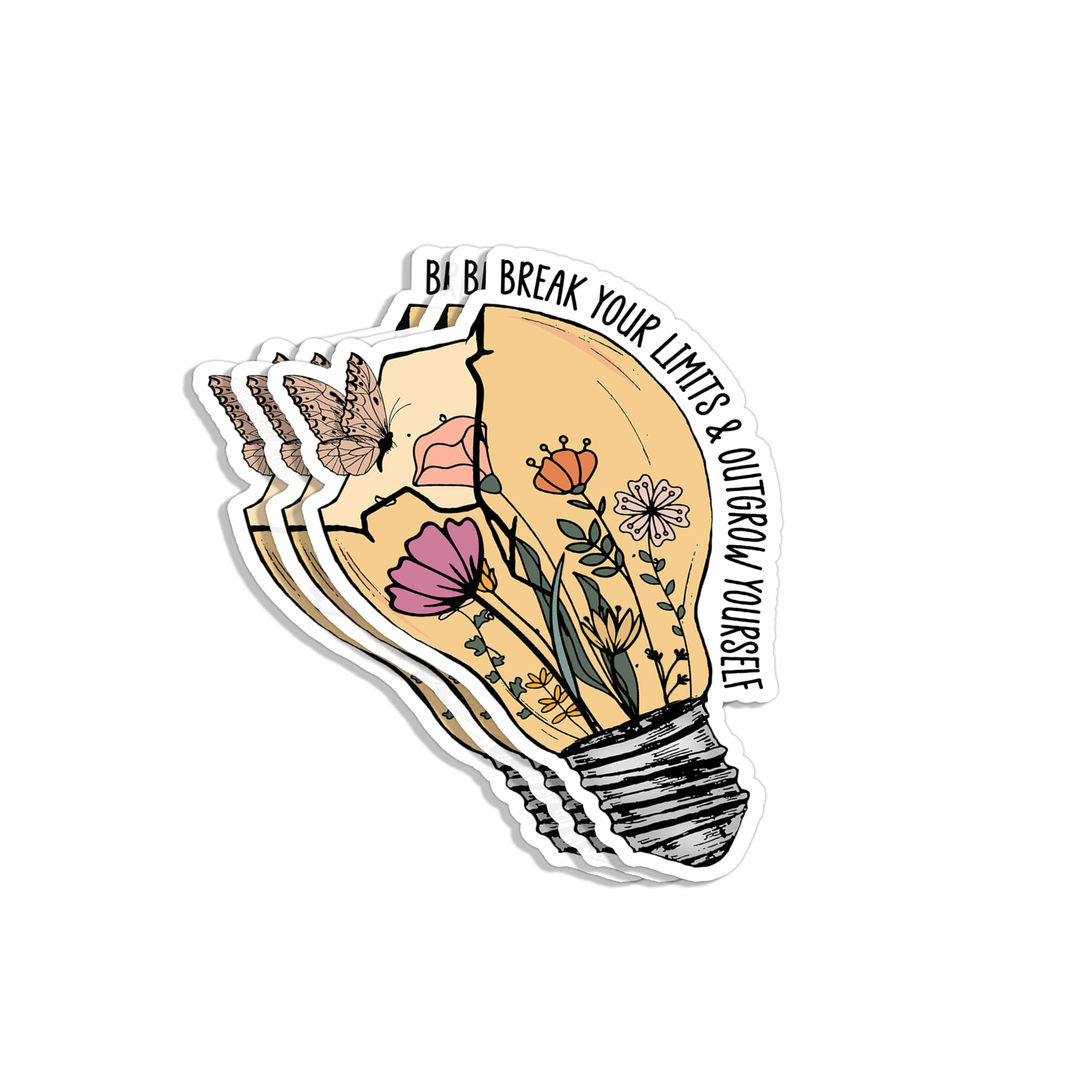 Stickers break your limits pour personnaliser votre kindle et gobelets