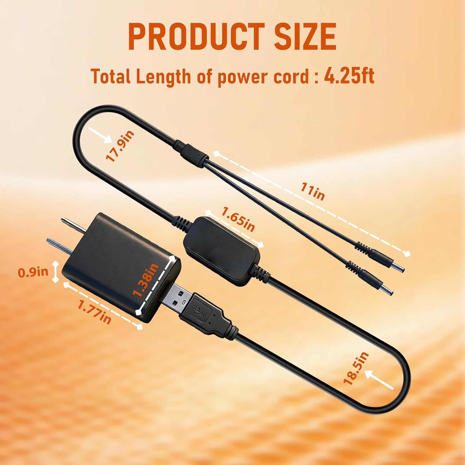 8.4V Heated Gloves Charger, Compatible with Savior Snow Deer Sun Will Heated Gloves Mittens Liners Socks Vest Hat Jacket,USB Charging Cable for 7.4V 2200mAh/3000mAh/3500mAh