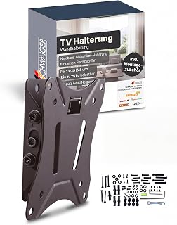 SCHWAIGER TV-Wandhalter neigbar I 13-29 Zoll Fernseherhalterung bis 25 kg