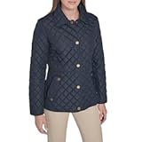 womens Zip Up Long Sleeve Quilted Jacket