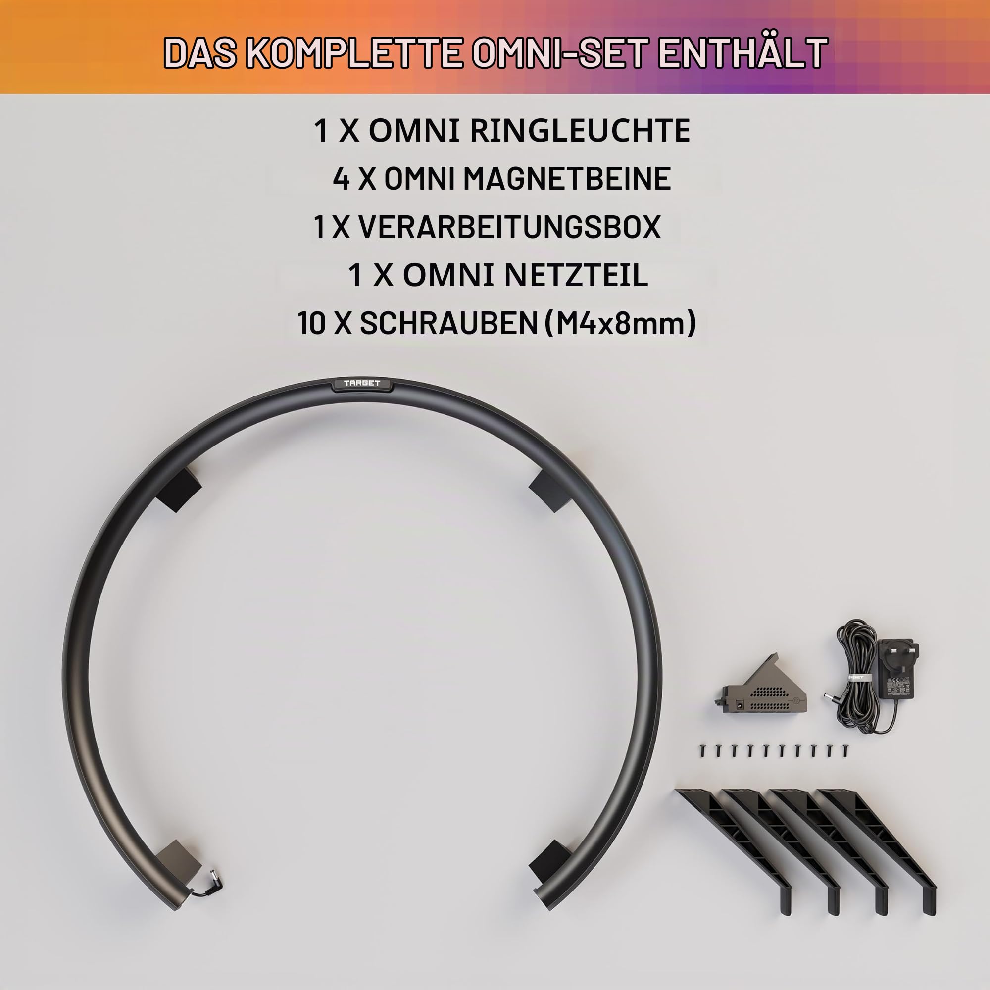 Target Darts Omni Ultimate Home Set up | Automatisches Punktesystem mit Wandschutz und Tor-Dartscheibe | LED-Beleuchtungssystem | 90% Wolframstahl-Dartpfeile und Nr. 6 K-Flex