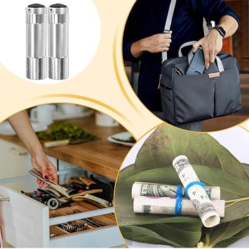 Disguised Safe 2 Pieces Flashlight Shape Secret Compartment for Cash