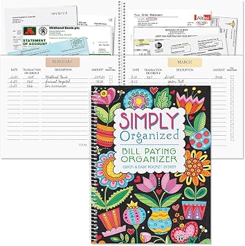 Current Bill Paying Organizer Book