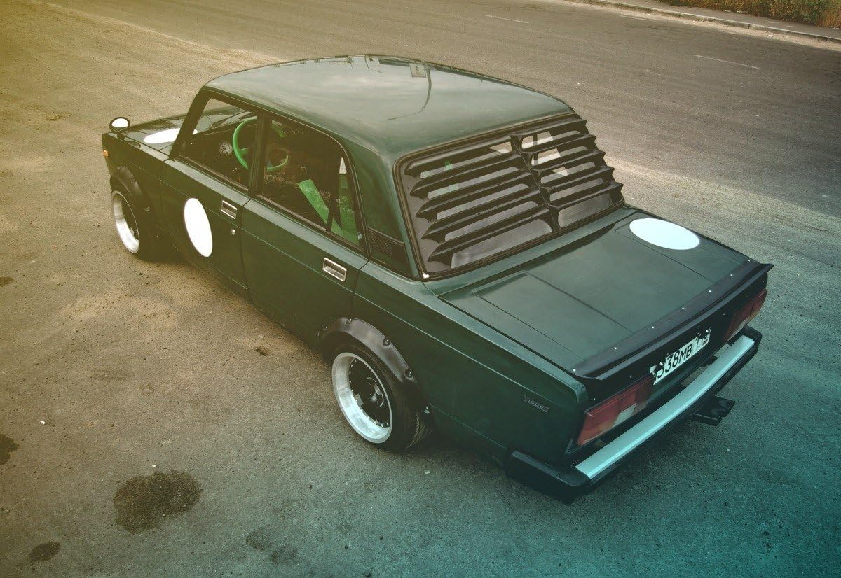 RisingTuning - Rear Window Louvers Lada Riva NOVA 2101-07 Tuning Grille-Deflector Fiat 124