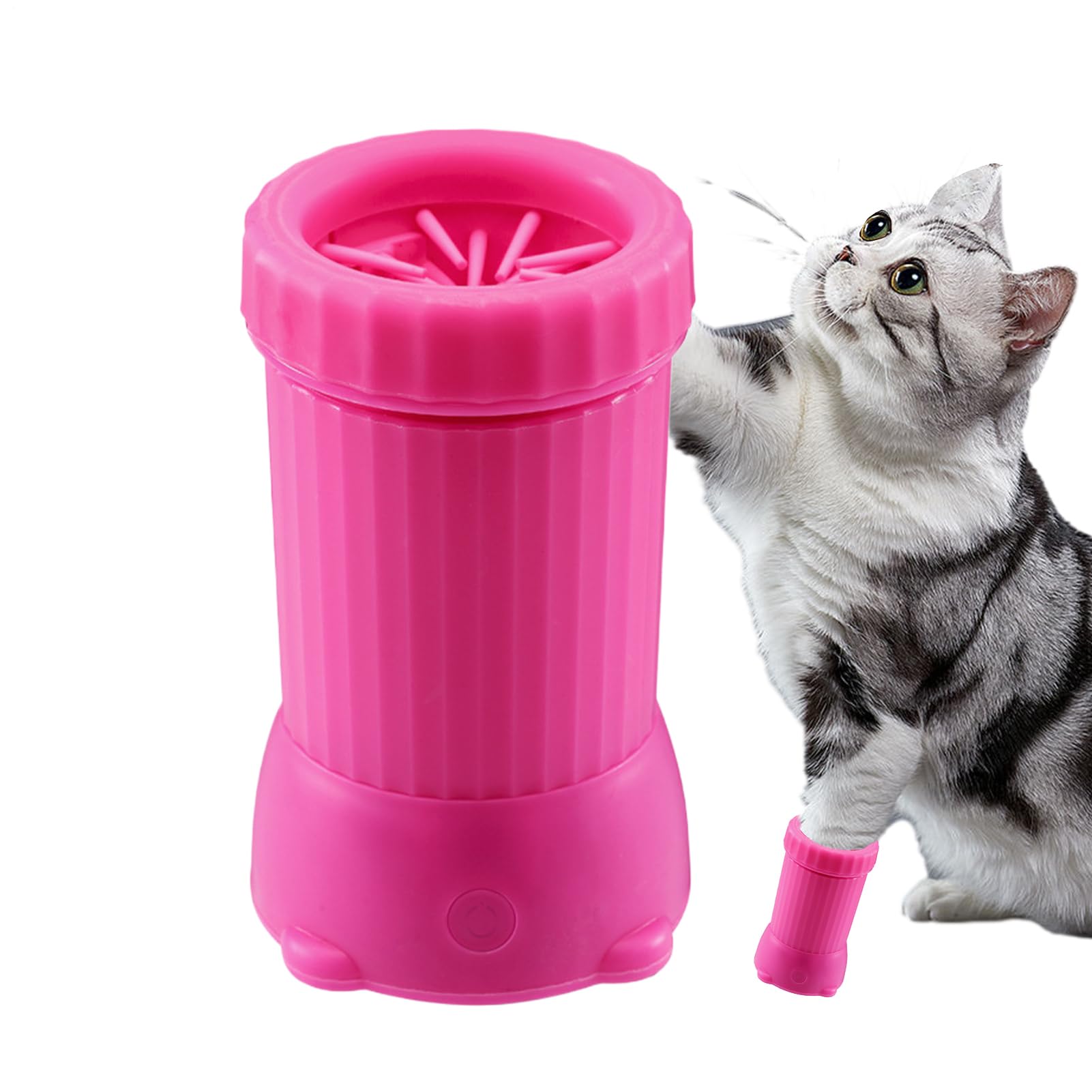 Lave-pattes de chien automatique et tasse de lavage USB en silicone souple