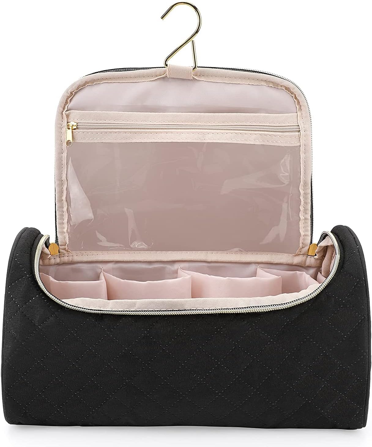 Travel Case Compatible with Dyson Airwrap Complete Styler and Attachments, Ideashop Portable Storage Bag with Hanging Hook and Side Pockets Lightweight Travel Carrying Case for Hair Curler Accessories