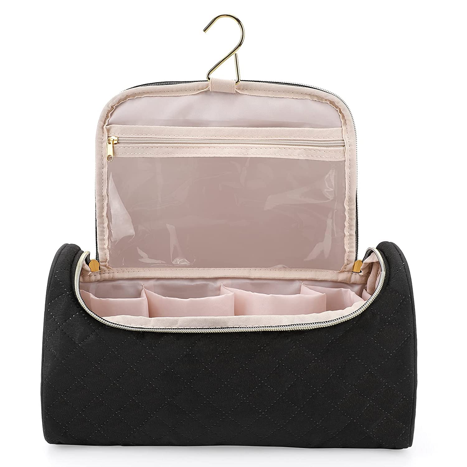 Travel Case Compatible with Dyson Airwrap Complete Styler and Attachments, Ideashop Portable Storage Bag with Hanging Hook and Side Pockets Lightweight Travel Carrying Case for Hair Curler Accessories