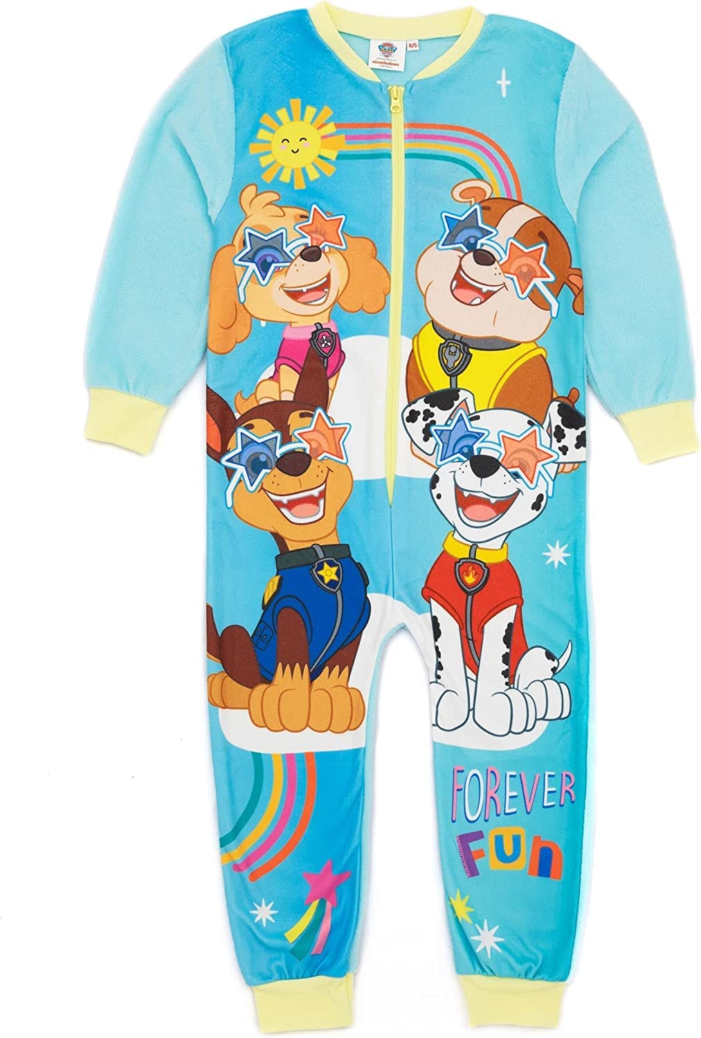 Paw Patrol Girls Onesie All In One Sleepsuit Onesie Pyjamas, Age 3-4 Years