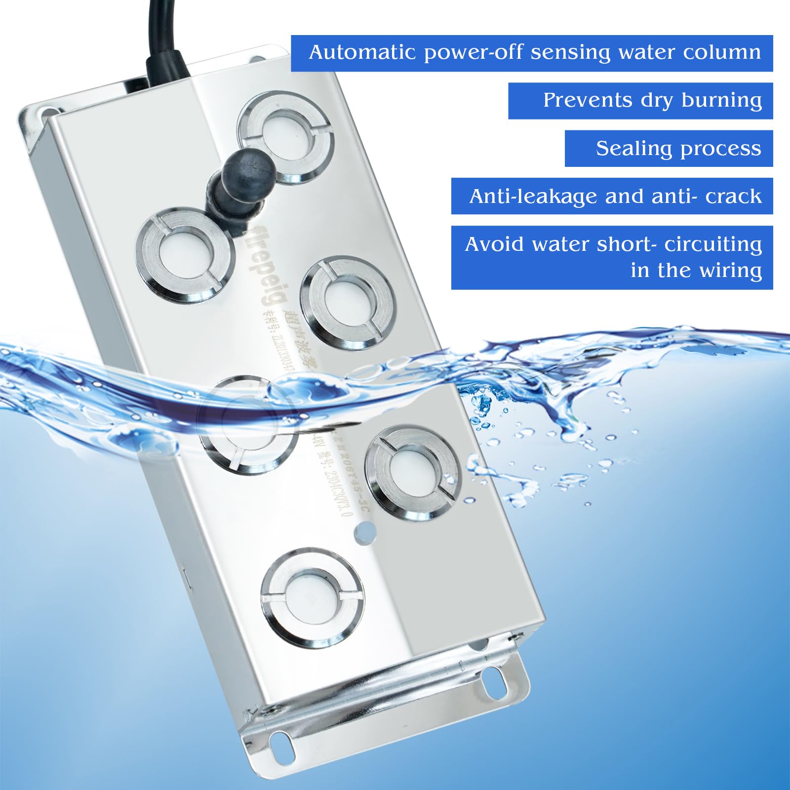 Nebelmacher 6-Kopf 4.2L/H Ultraschall Vernebler 250W Wasserdicht Edelstahl Nebelgerät für Gartenbau