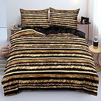 Vista 38 de Juego de funda de edredón de mármol azul real, tamaño Queen, fundas de edredón de lentejuelas doradas con 2 fundas de almohada, transpirable