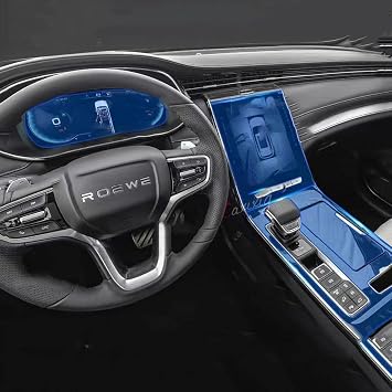 Car Interior Center Console Transparent TPU Protective Film Anti-Scratch Repair Film Accessories for MG RX5 2023 Refit