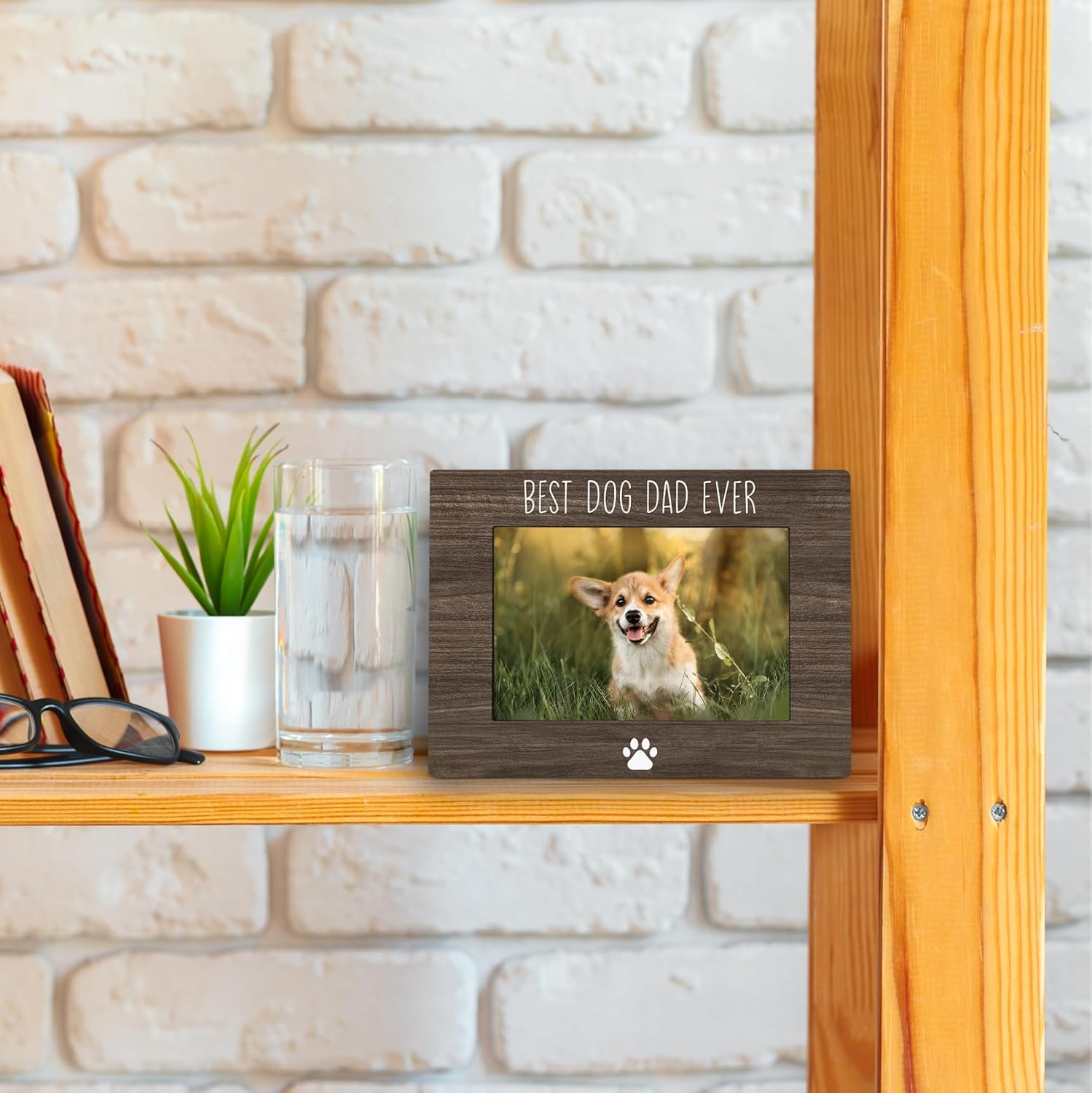 Dog Dad Gifts 4x6 Picture Frame, Best Dog Dad Gift Photo Frame, Dogs Picture Frame for Dad, Gifts for Dogs, Best DogDad Ever Picture Photo Frames for Desk Decor - Image 4