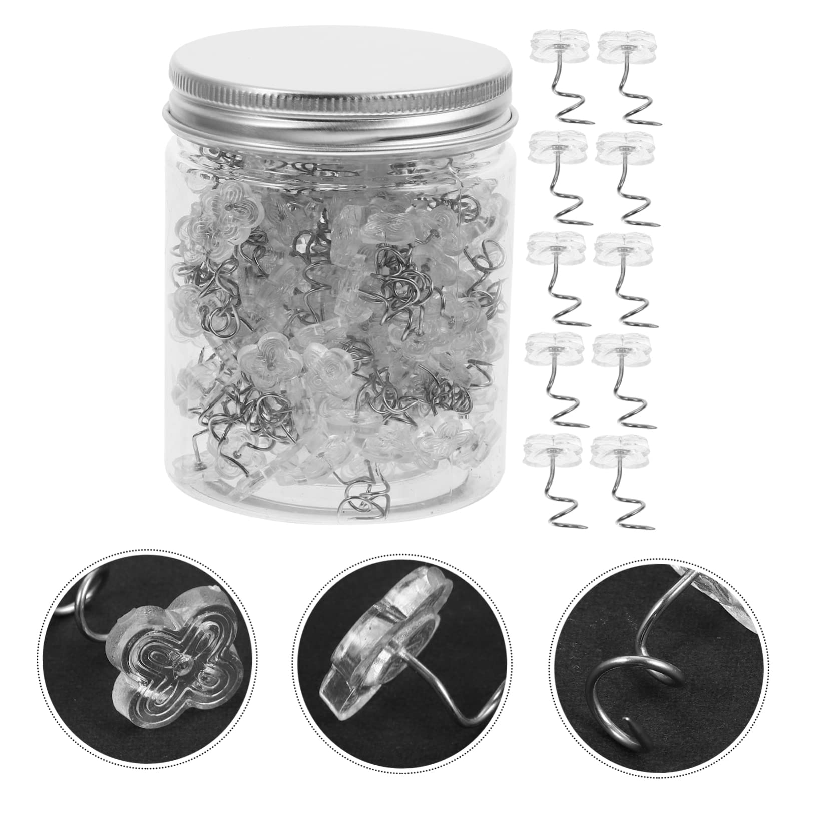 Lurrose 600stücke Schmucknadel Spiralnadel Für Hochzeits-Bouquets Und Schmuckprojekte Stift Mit Bunten Köpfen Für Handarbeiten Und Dekoration