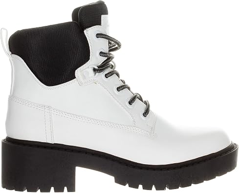 KENDALL + KYLIE Womens WESTON Combat Boot WHITE Size 7