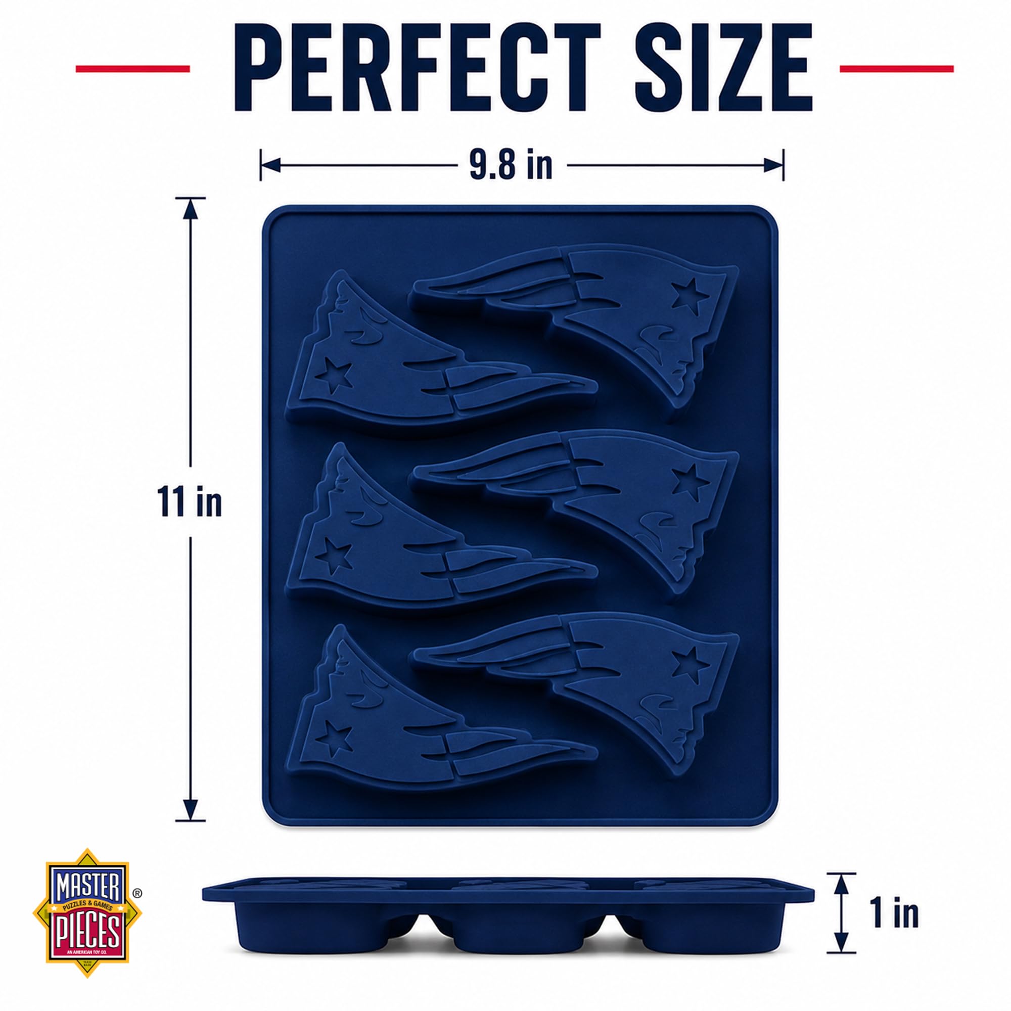 MasterPieces Fan Pans NFL New England Patriots Muffinform